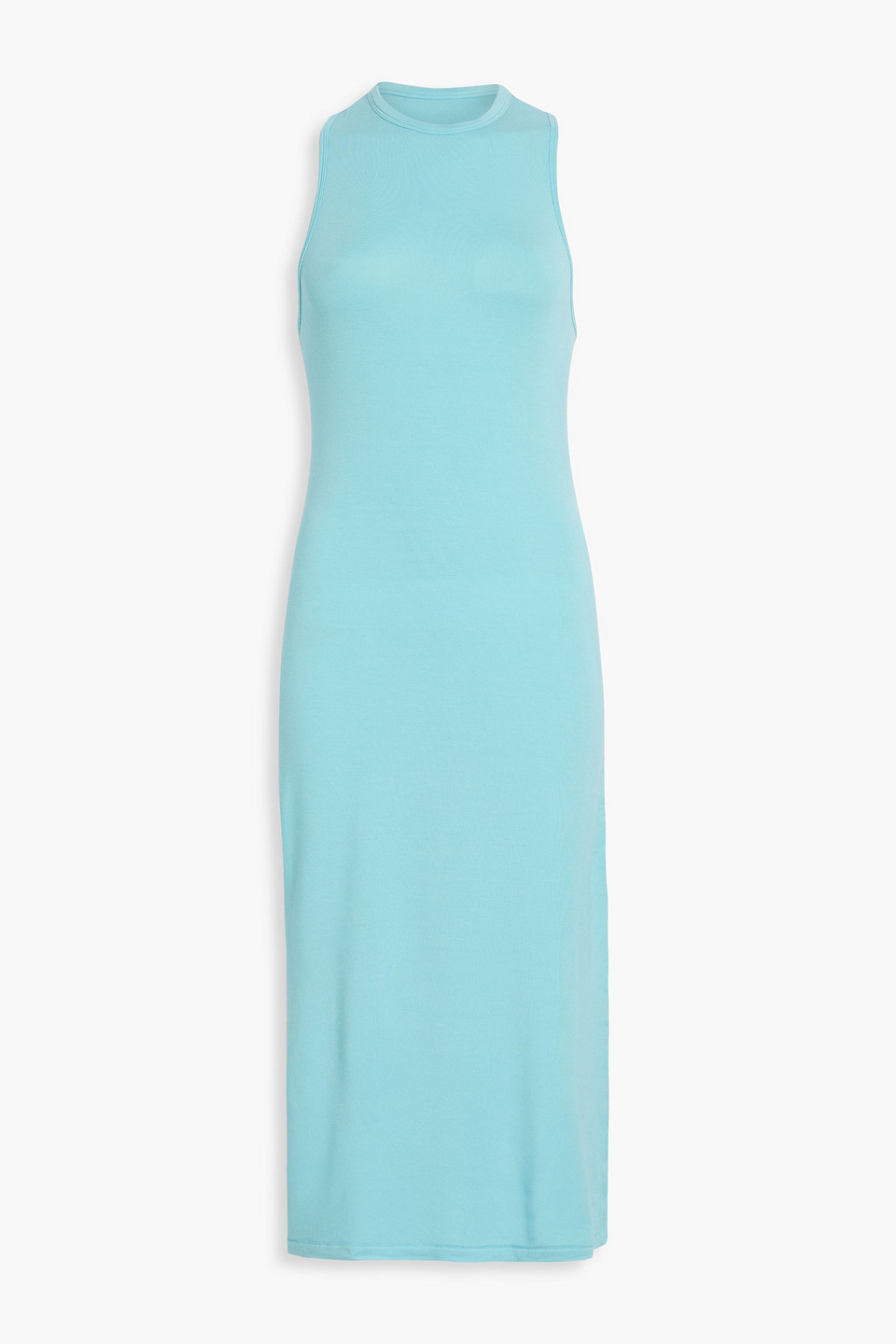 Rag & Bone Sydney Stretch-modal Jersey Midi Dress In Turquoise