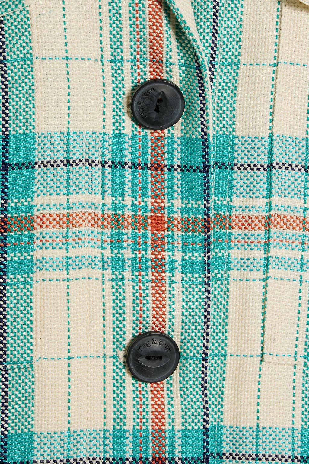 RAG & BONE Jessie checked cotton-blend jacket