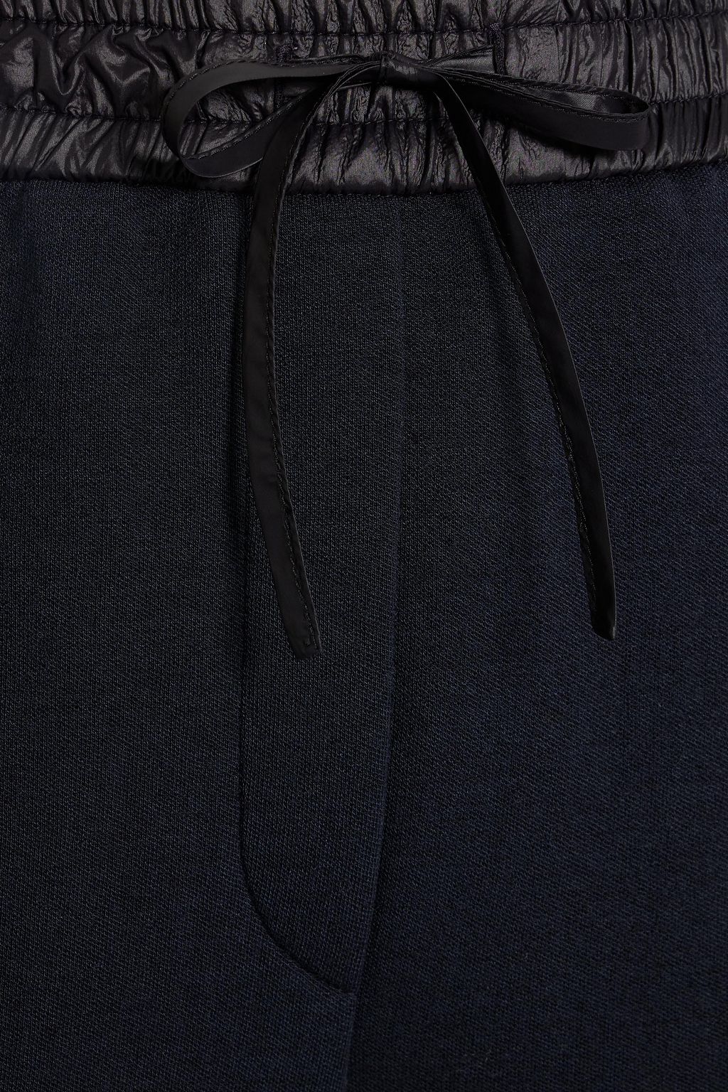 RAG & BONE Farris shell-trimmed jersey straight-leg pants
