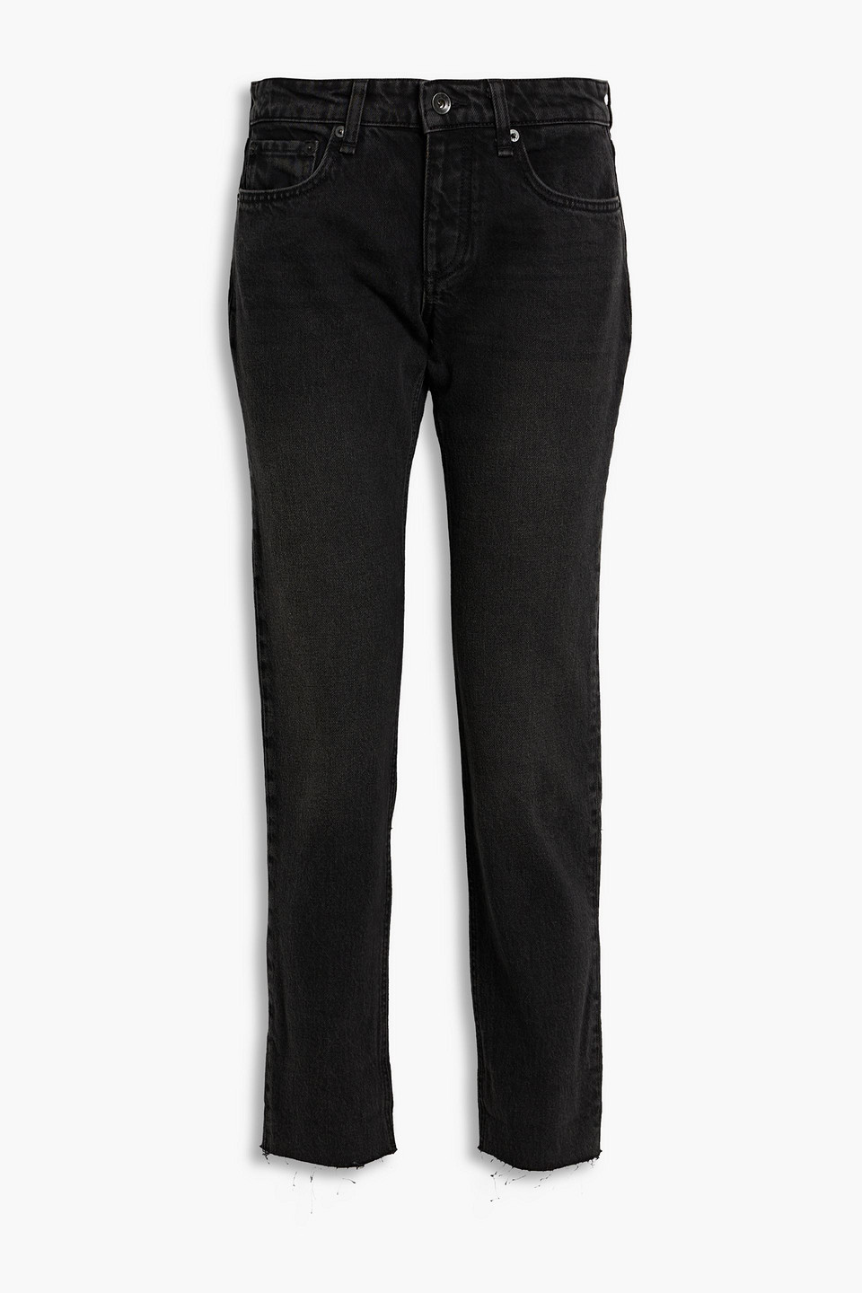 rag & bone - dre boyfriend jeans - black - 24