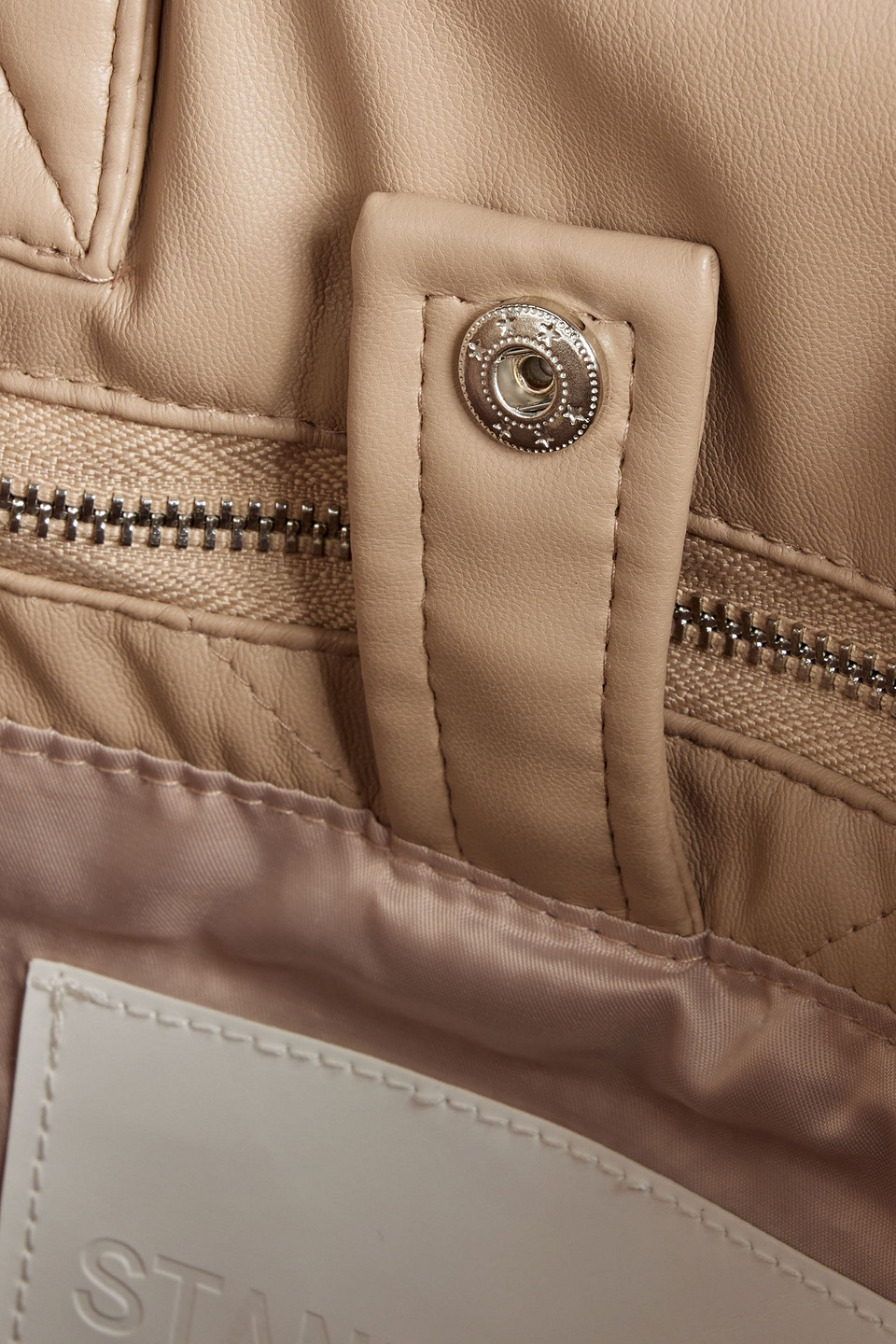 STAND STUDIO ASSANTE DIAMOND QUILTED FAUX LEATHER TOTE