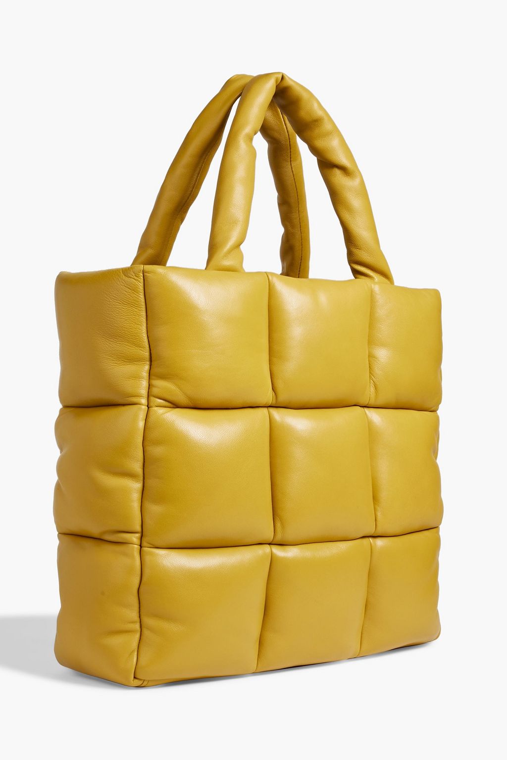 STAND STUDIO Assante Puffy quilted leather tote THE