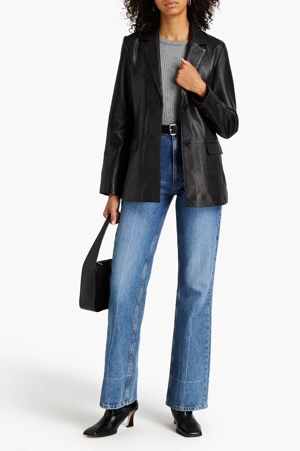 MUUBAA Daryana leather blazer
