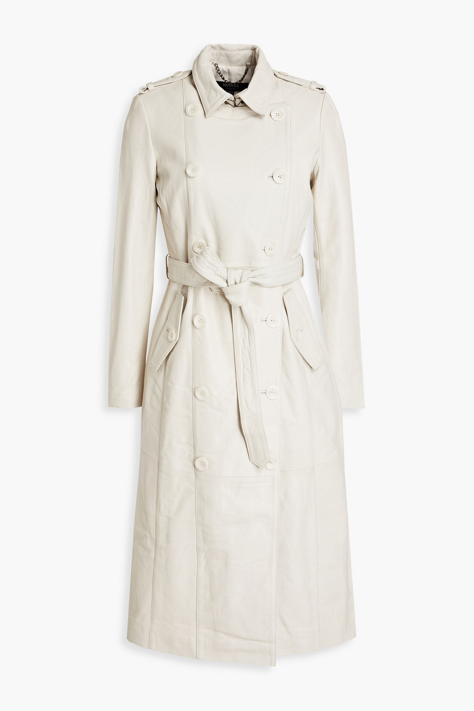 Muubaa Inga leather trench coat