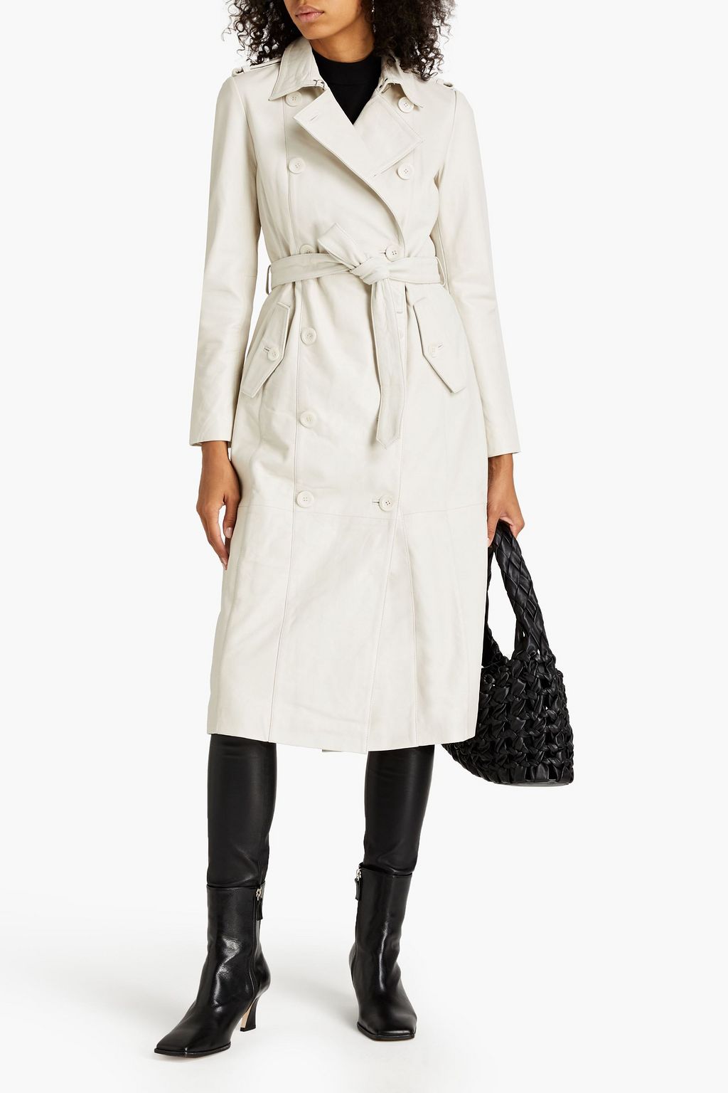 MUUBAA Inga leather trench coat