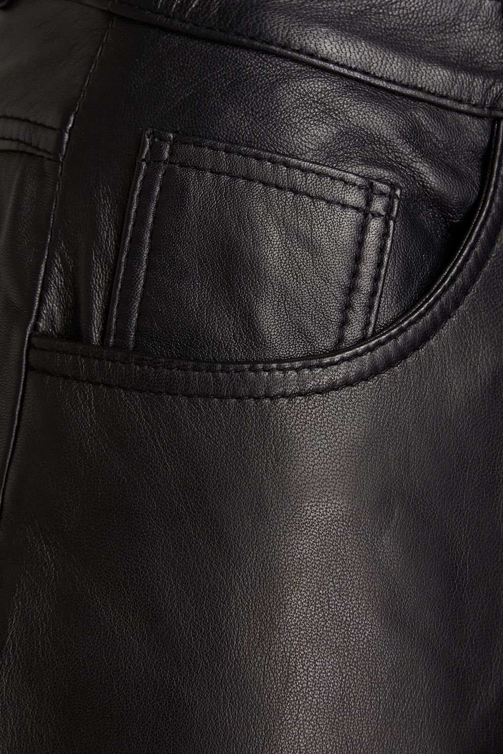 MUUBAA Leather straight-leg pants