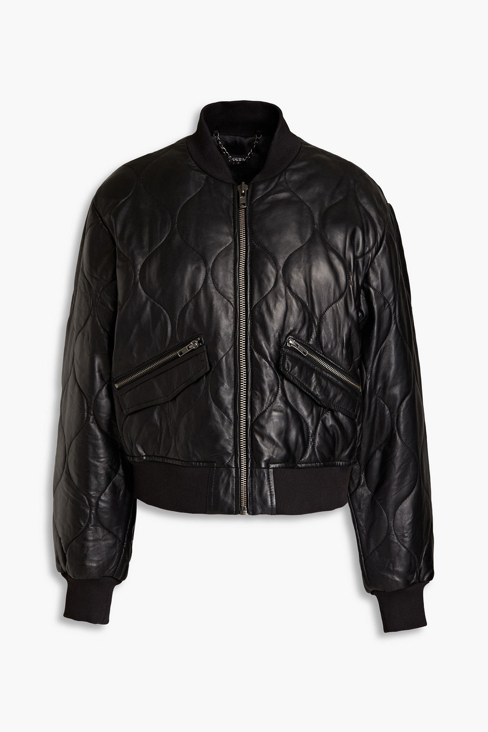 Muubaa Quilted leather bomber jacket