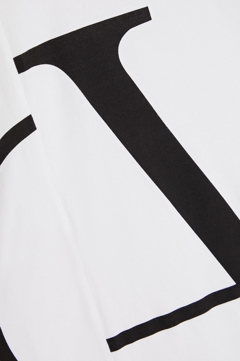 VALENTINO Printed cotton-jersey T-shirt