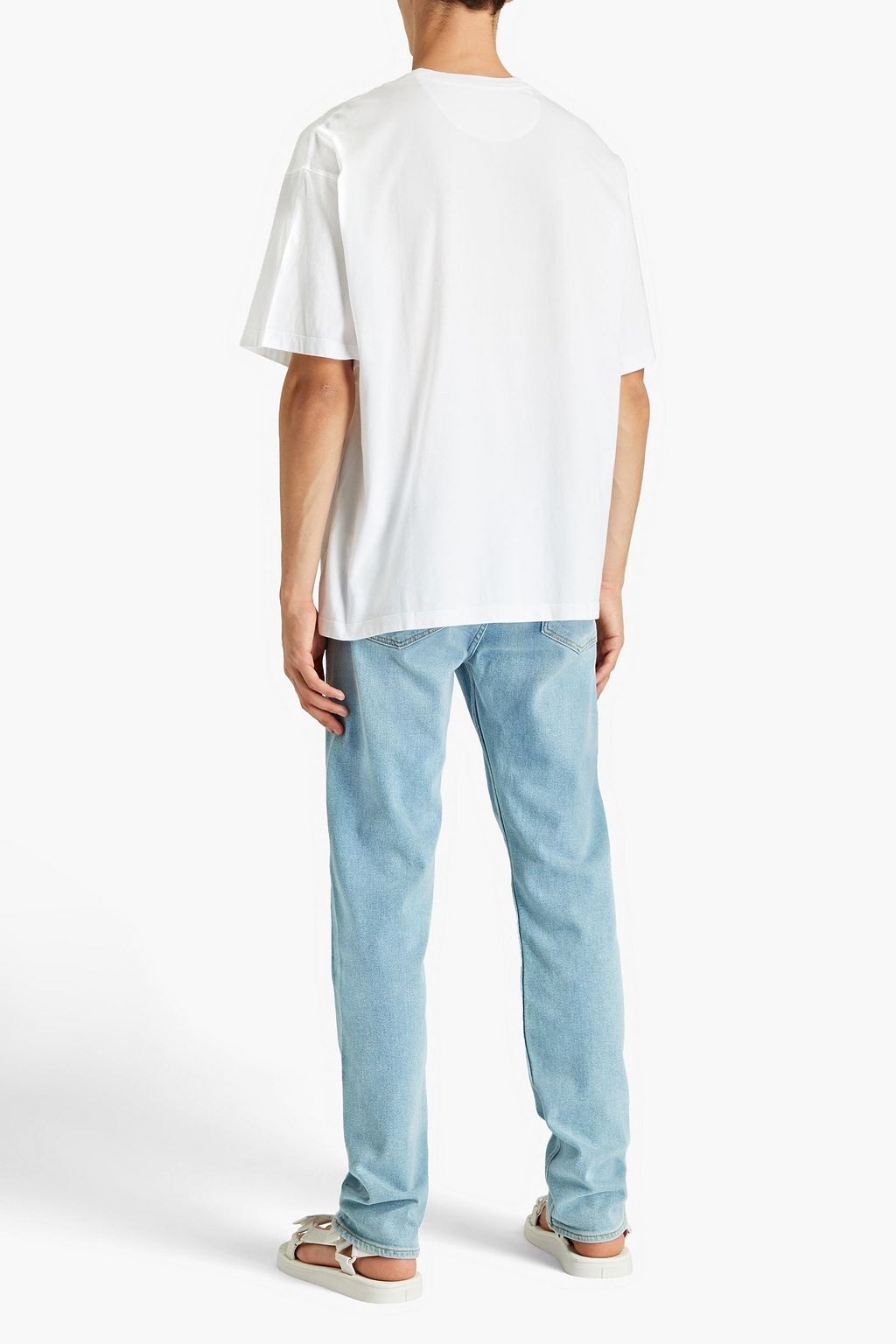 VALENTINO Printed cotton-jersey T-shirt