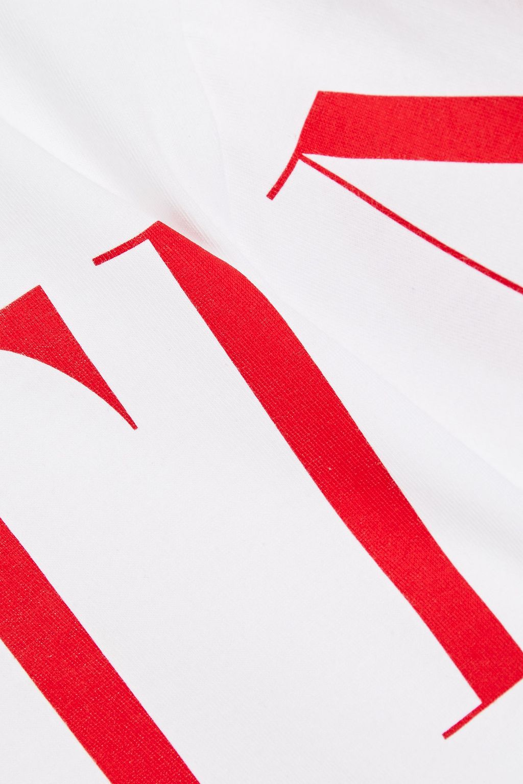 VALENTINO Printed cotton-jersey T-shirt