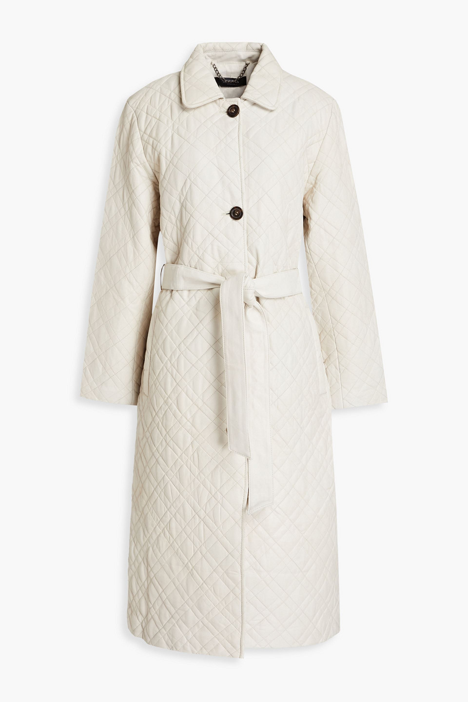 Muubaa Xena quilted leather coat