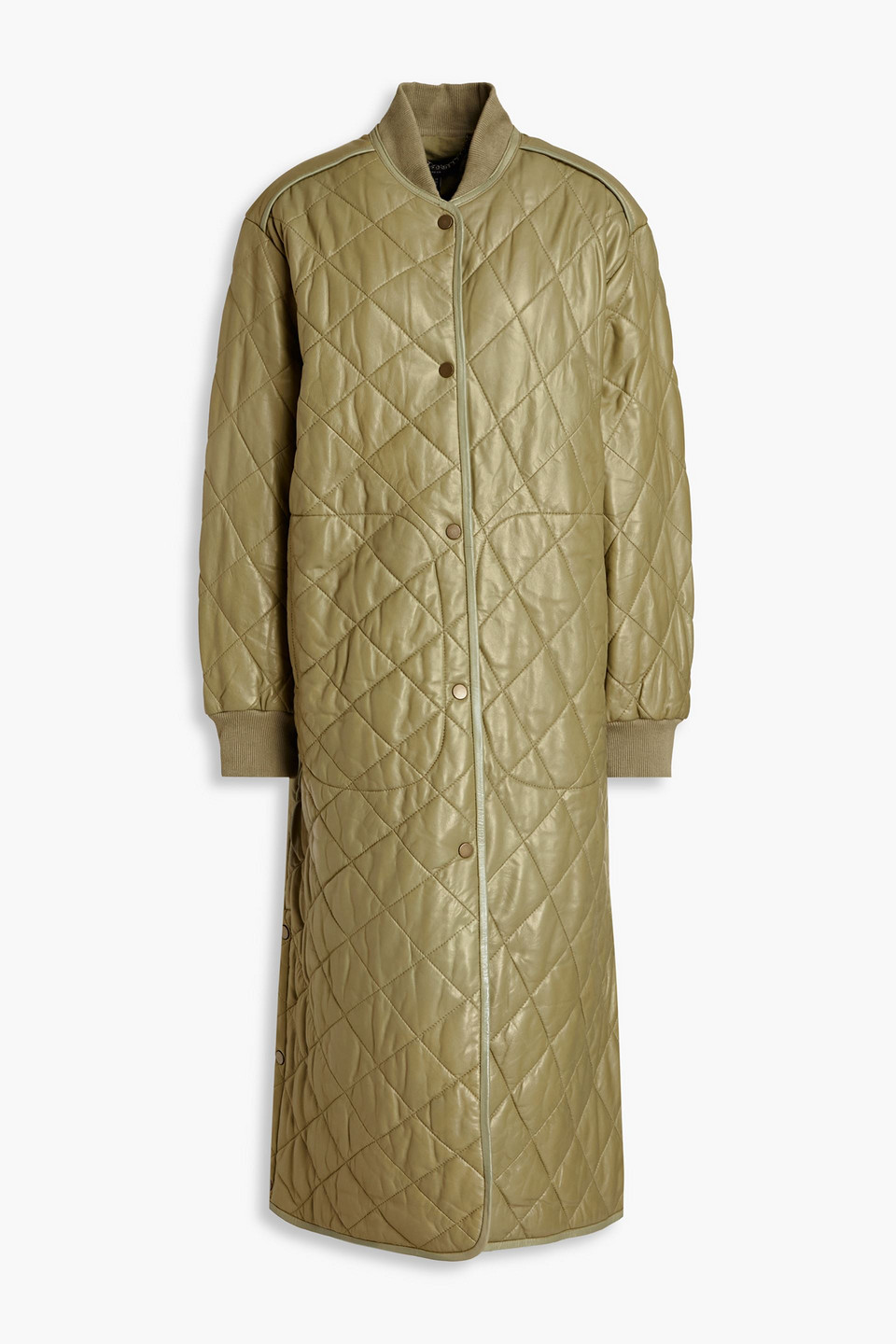 Muubaa Bobo quilted leather coat