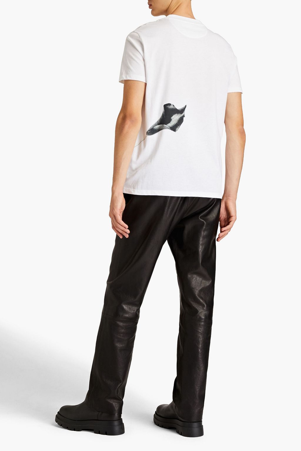 VALENTINO Floral-print cotton-jersey T-shirt