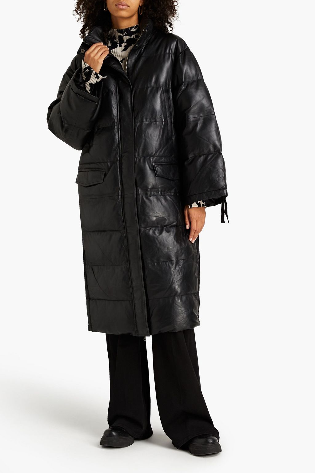 MUUBAA Poppy quilted leather coat