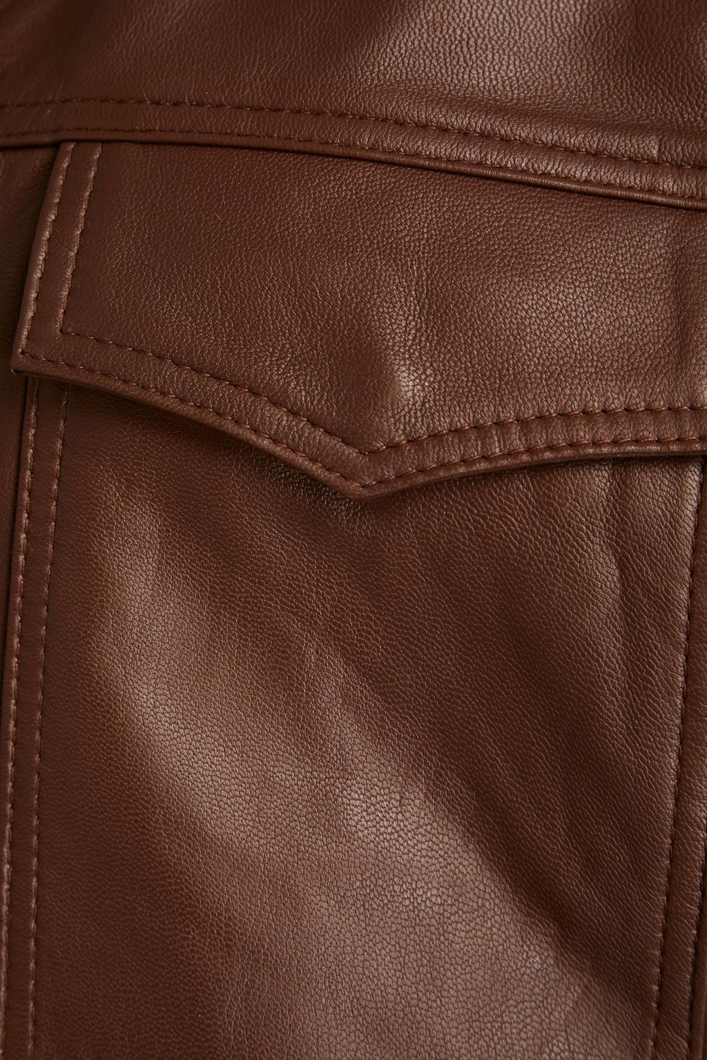 MUUBAA Priya leather shirt