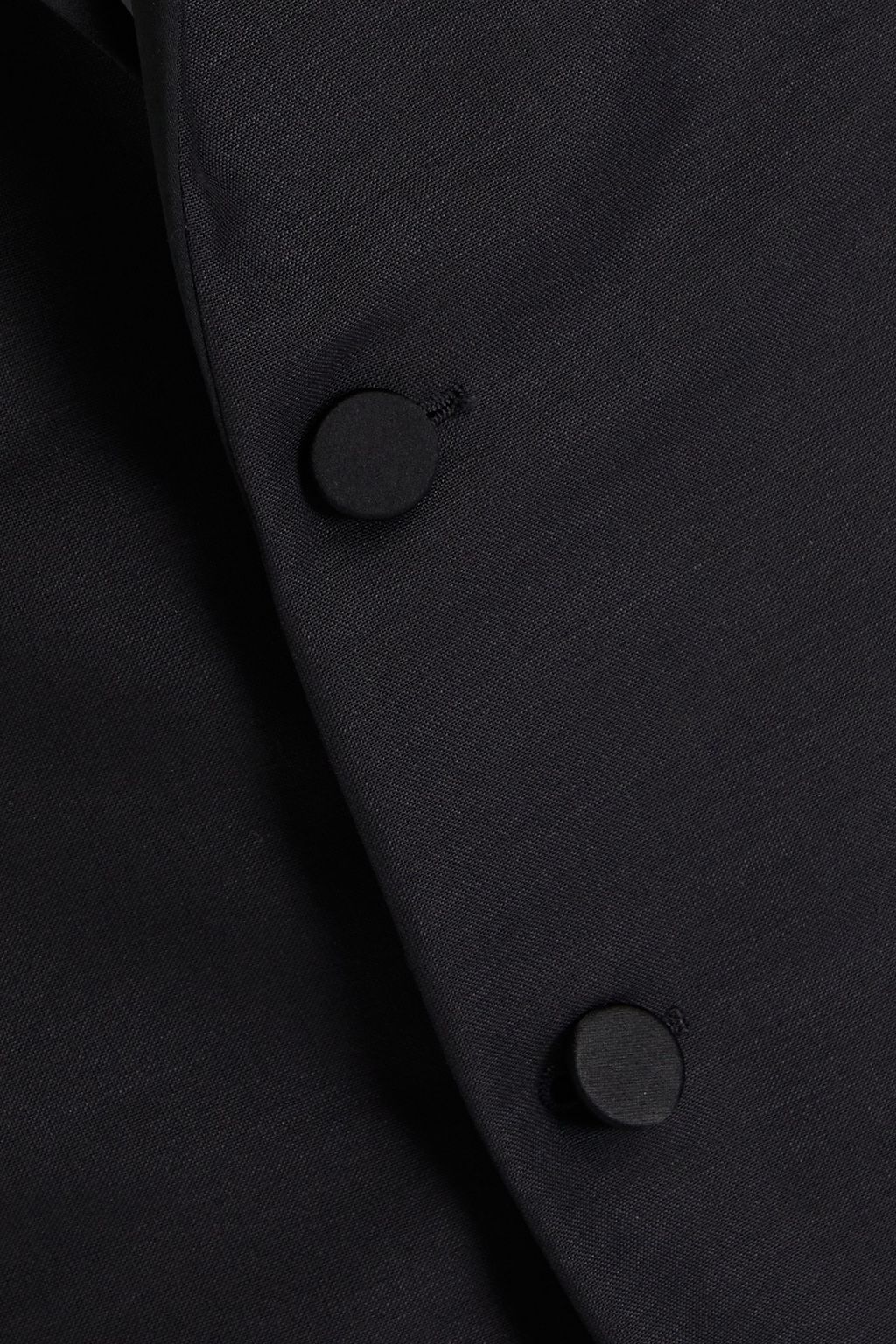 VALENTINO GARAVANI Embellished grain de poudre mohair and silk-blend tuxedo jacket