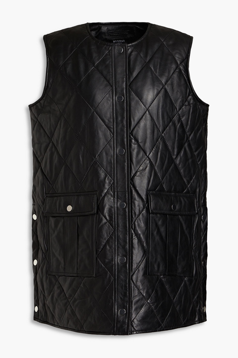 Muubaa Tammy quilted leather vest