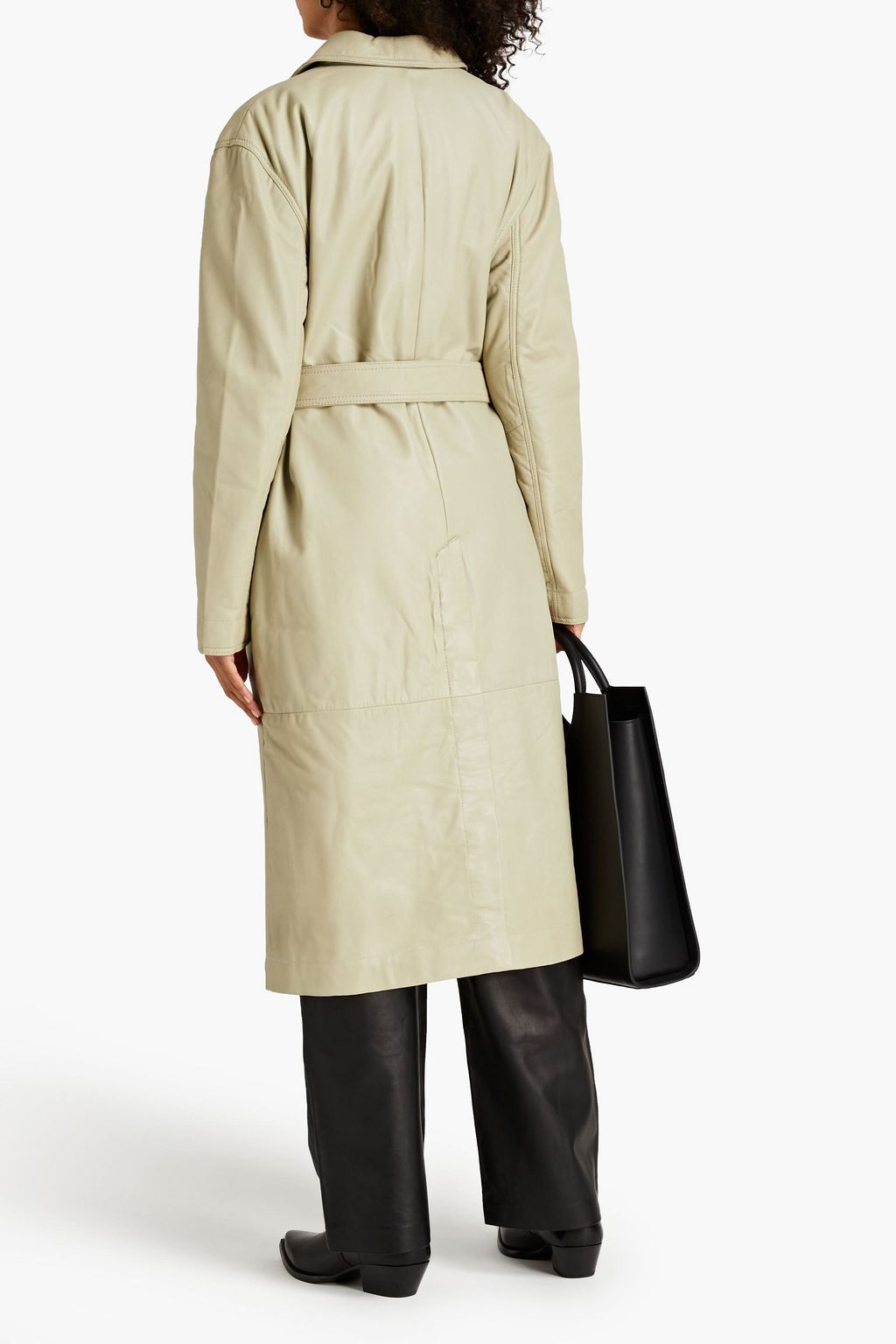 MUUBAA Lucy belted leather coat