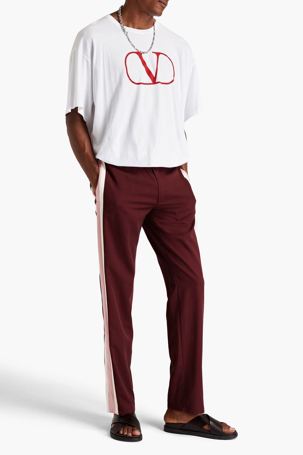 VALENTINO GARAVANI Printed cotton-jersey T-shirt