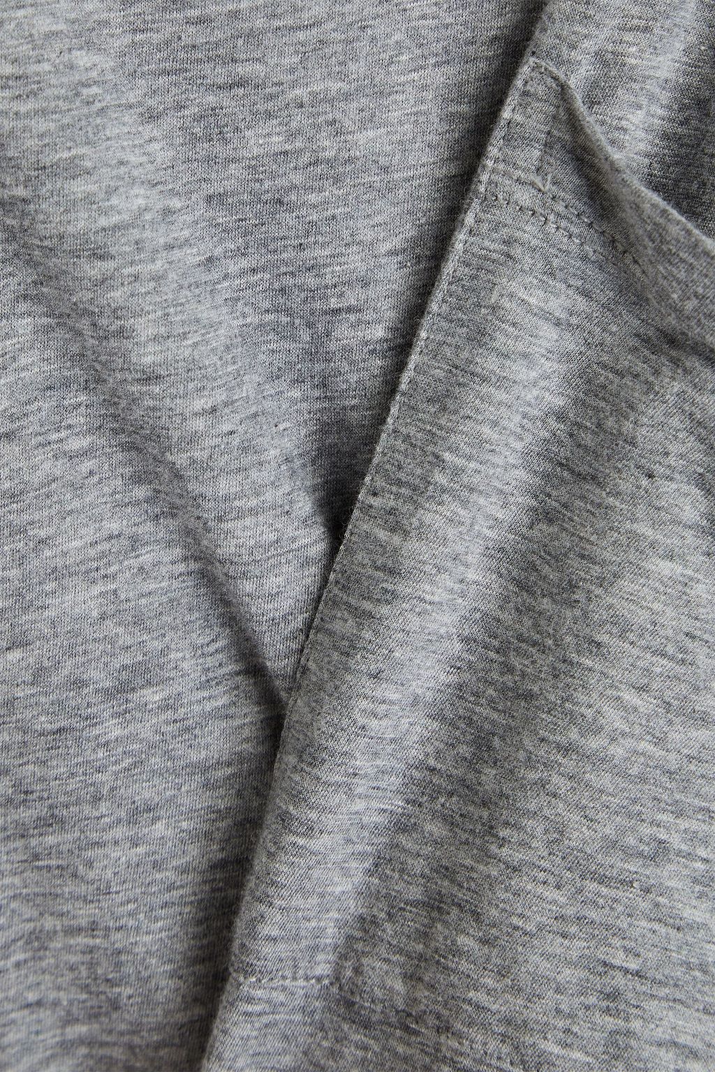 VALENTINO GARAVANI Rockstud mélange cotton-jersey T-shirt
