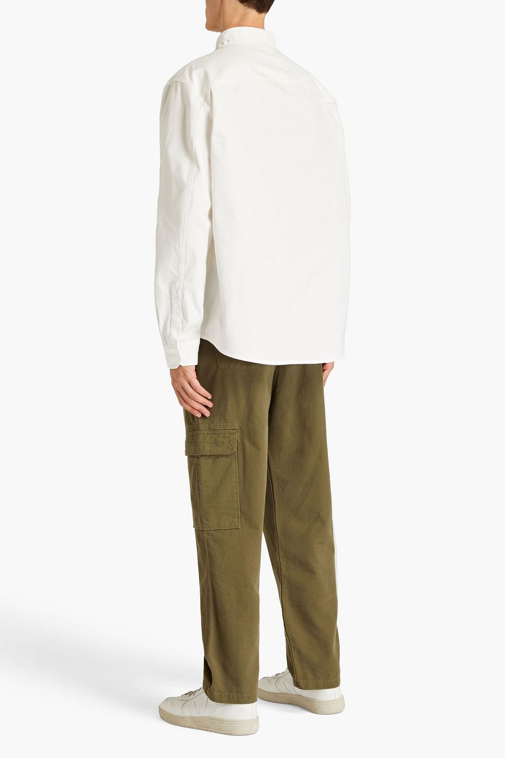 VALENTINO GARAVANI Rockstud Overshirt aus Baumwoll-Gabardine