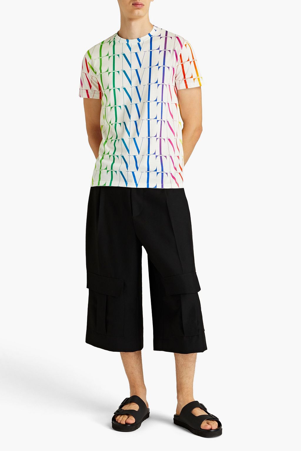VALENTINO Logo-print cotton-jersey T-shirt