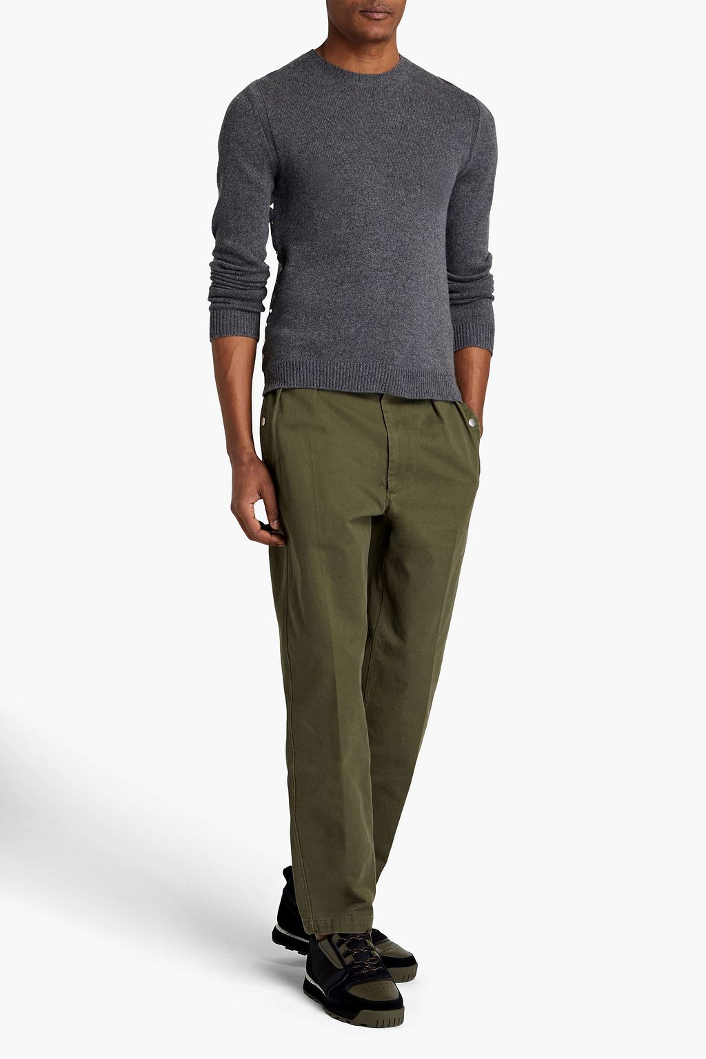 VALENTINO GARAVANI Melierter Kaschmirpullover