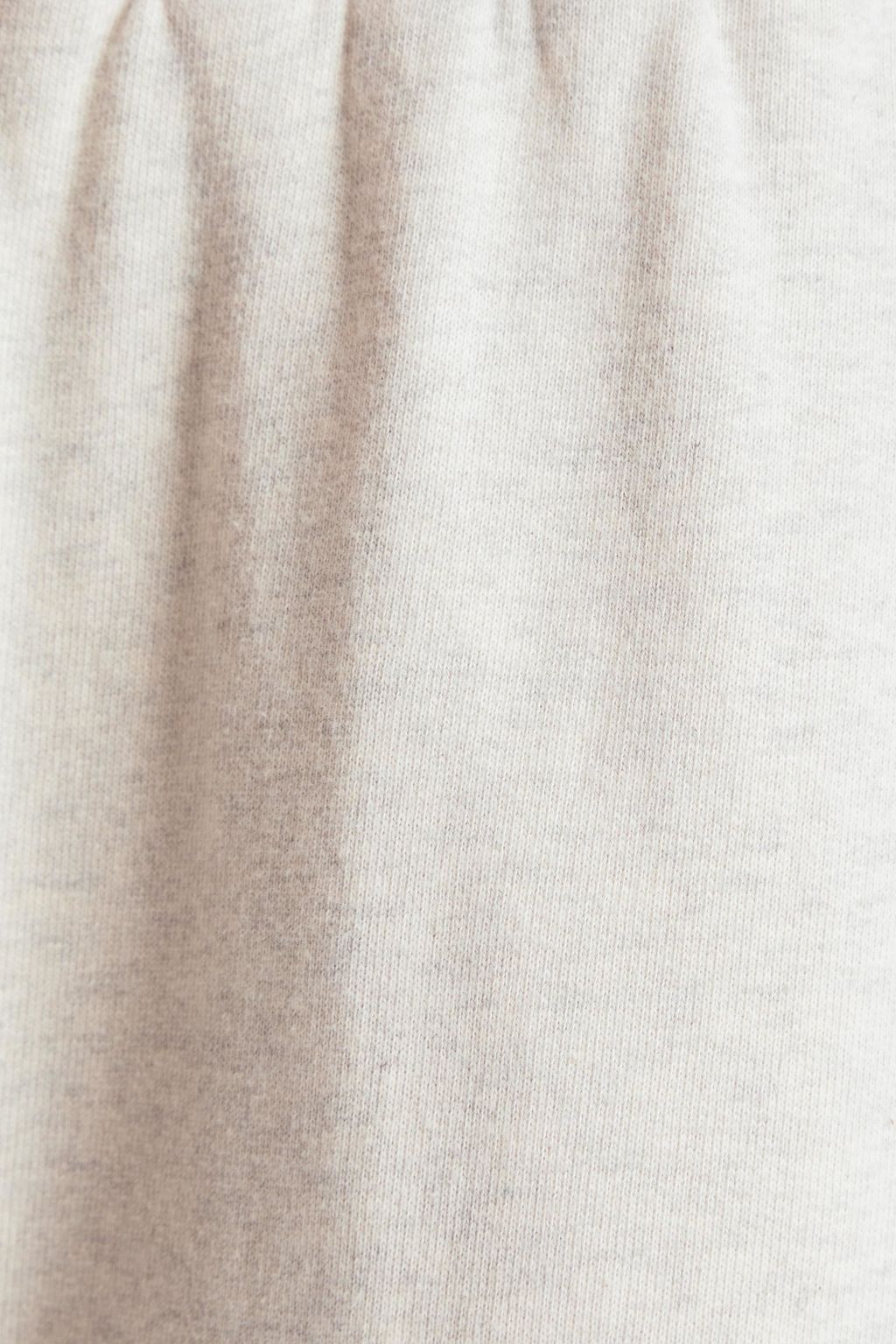 MOTHER Mélange French cotton-terry track pants