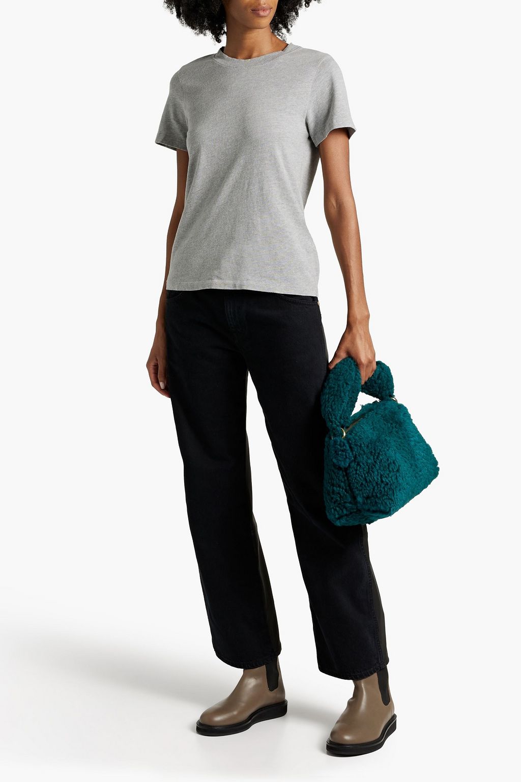 STATESIDE Cotton-jersey T-shirt