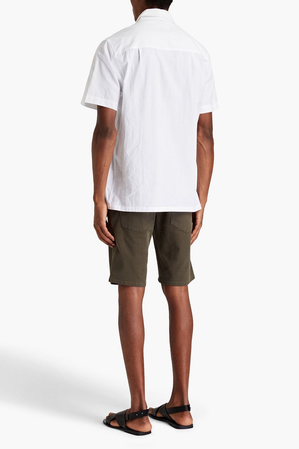 NANUSHKA Adam cotton-canvas shirt