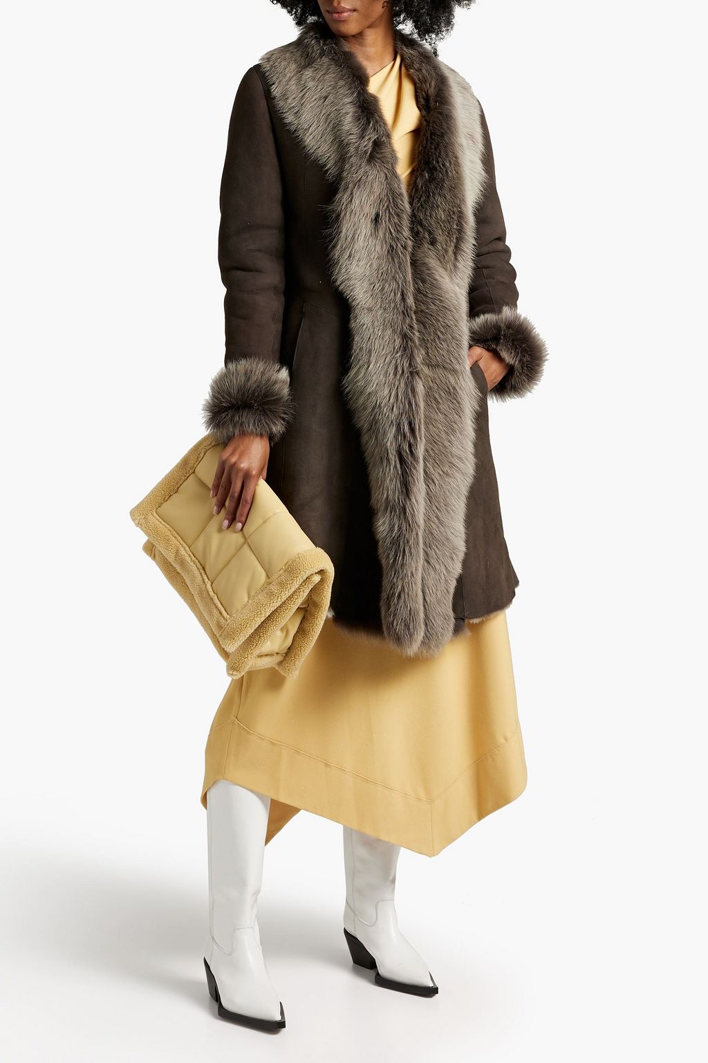 DOM GOOR Shearling coat