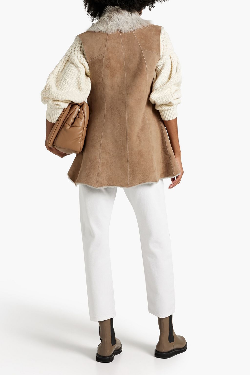 DOM GOOR Shearling vest