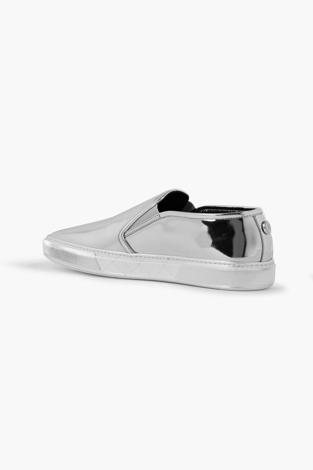 BALMAIN Slip-ons aus verspiegeltem Leder