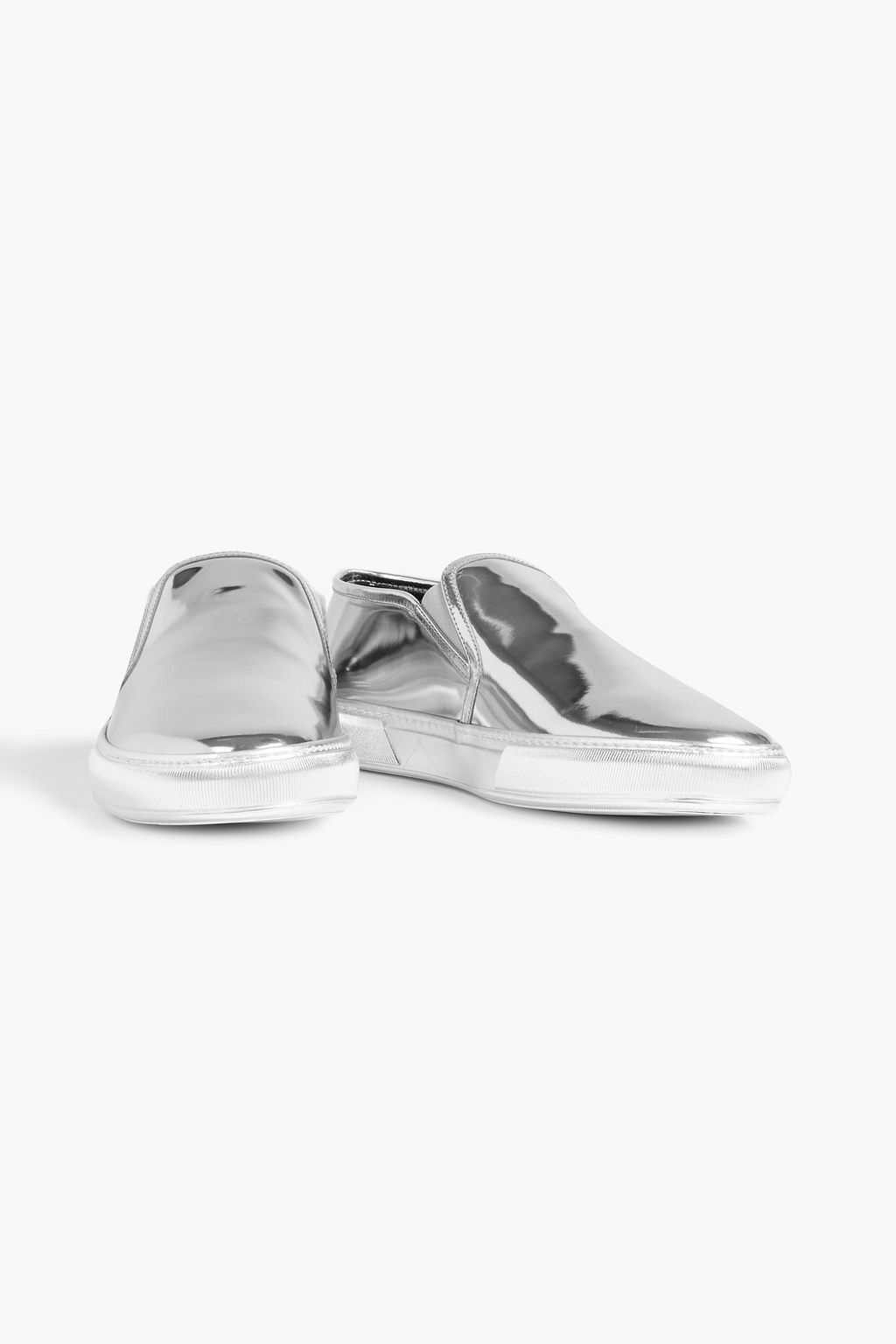 BALMAIN Slip-ons aus verspiegeltem Leder