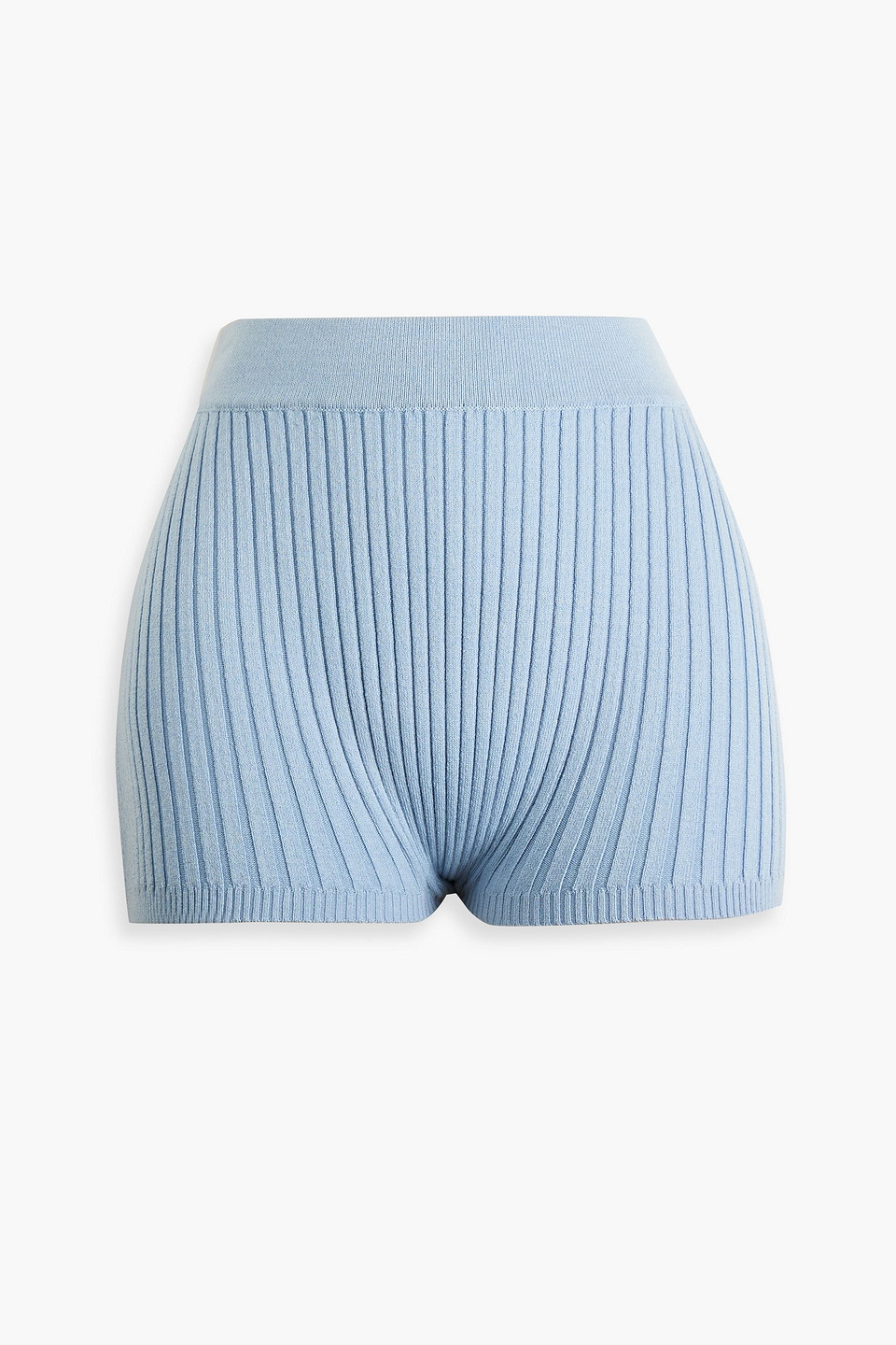 Ribbed jersey shorts