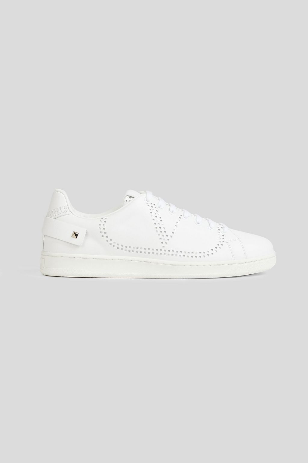 VALENTINO GARAVANI Backnet perforated leather sneakers | THE OUTNET