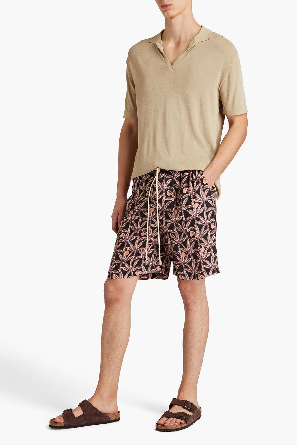 NANUSHKA Knitted polo shirt