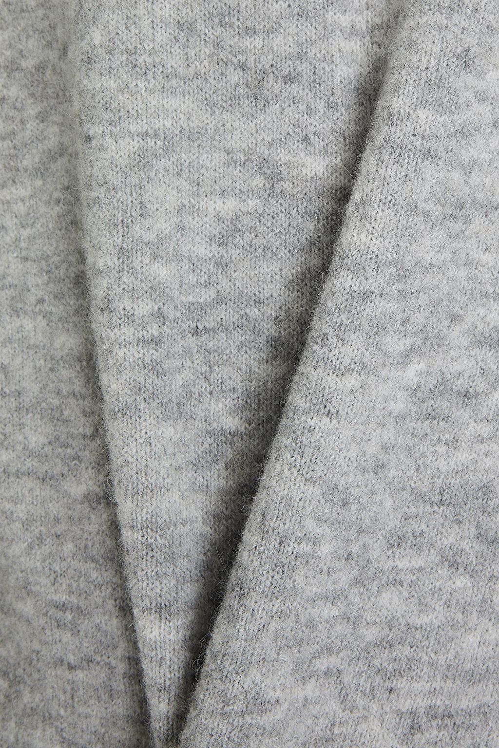 NANUSHKA Mélange brushed knitted turtleneck sweater