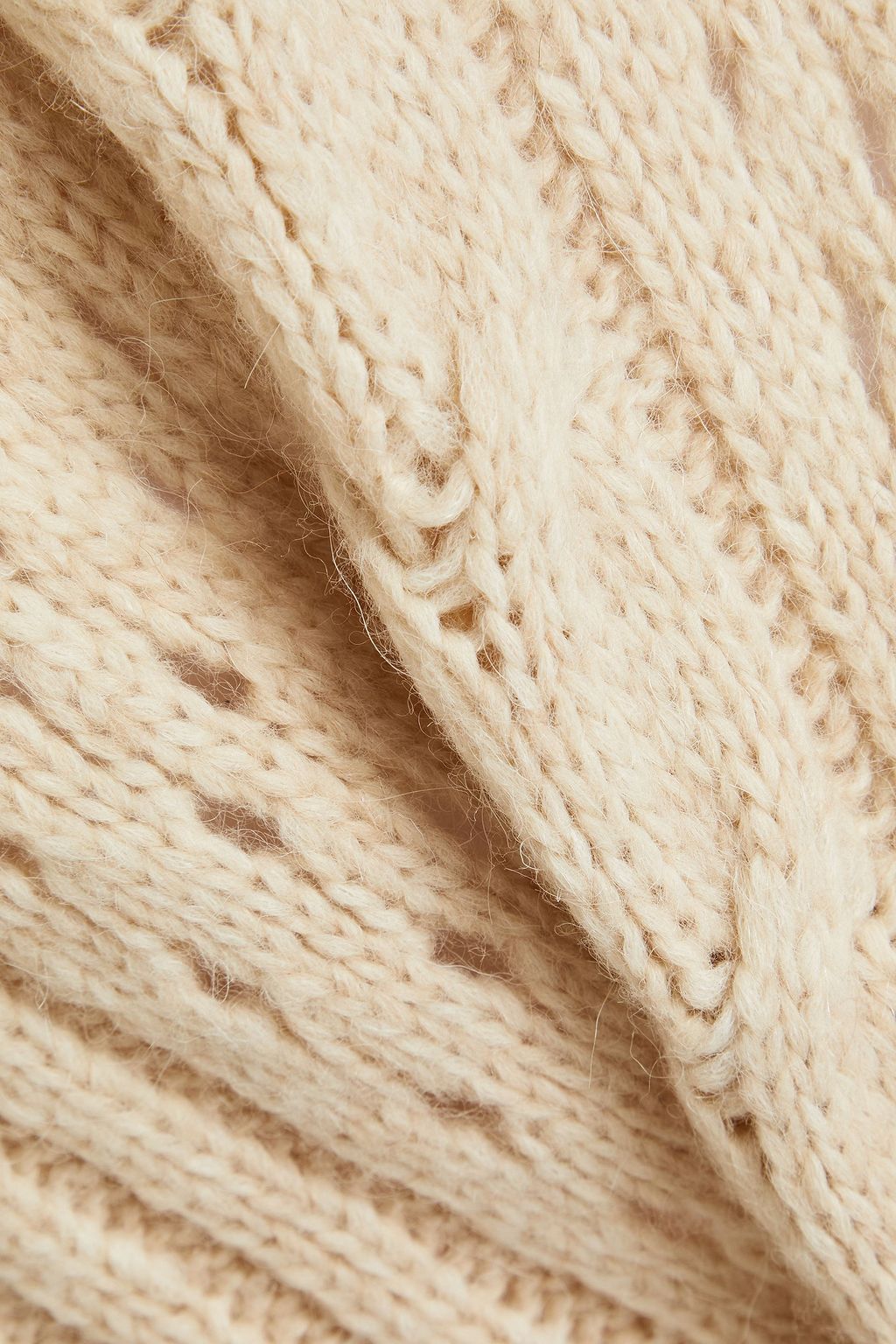 NANUSHKA Yan ribbed cable-knit sweater