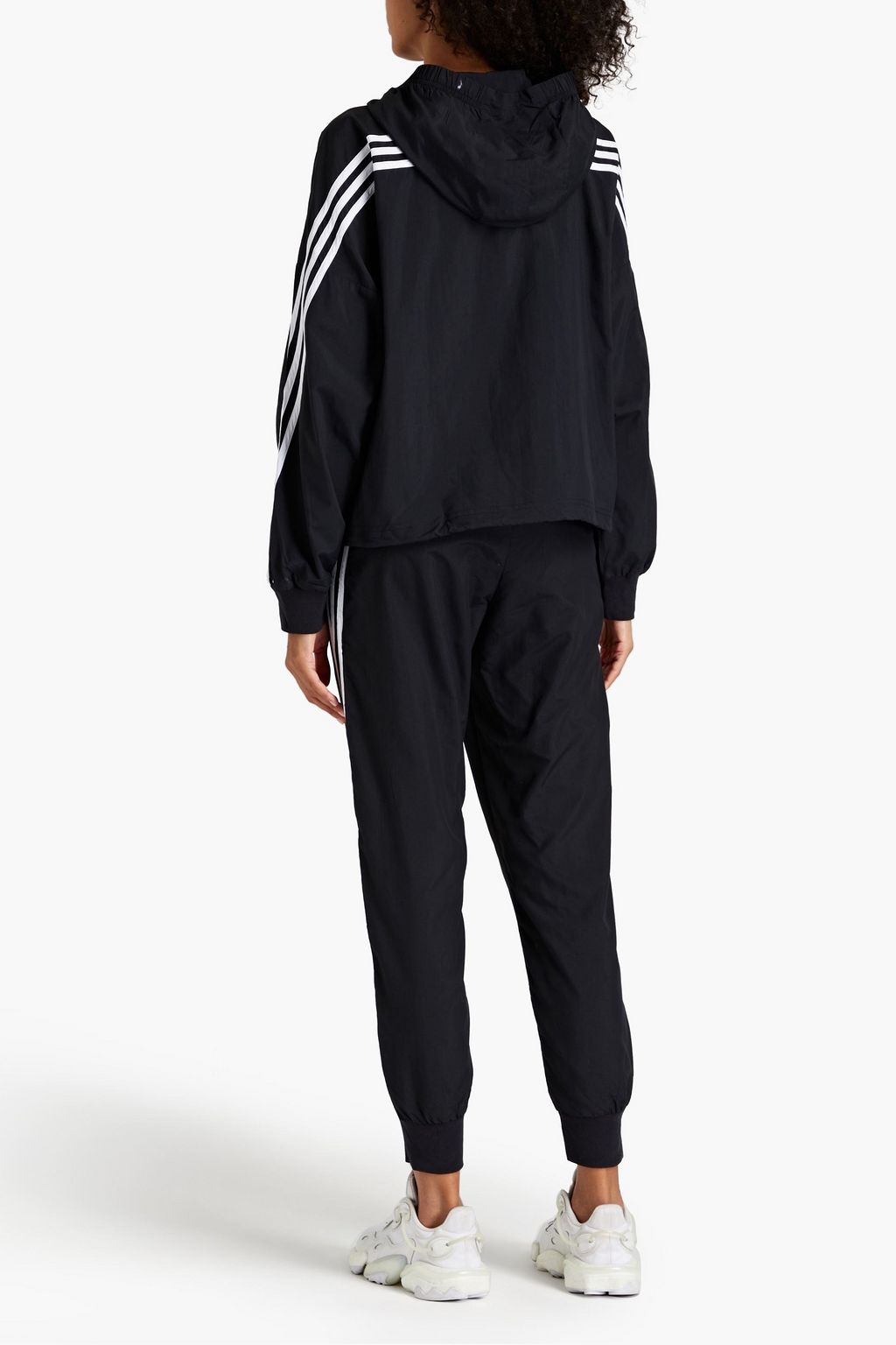 ADIDAS Logoappliquéd shell track pants THE