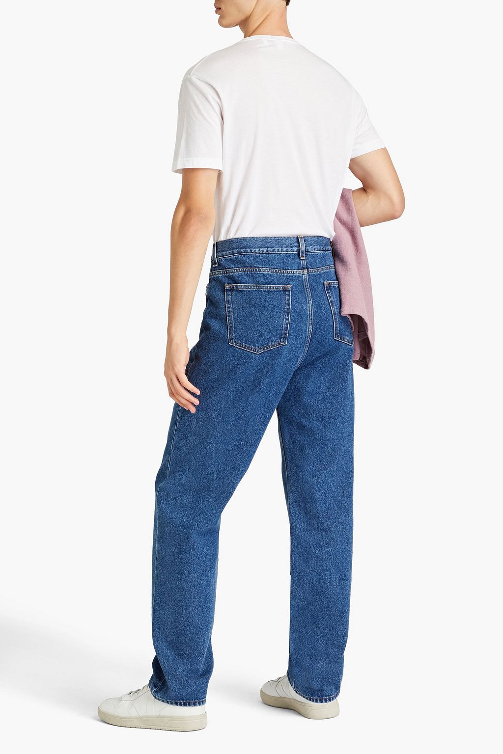 NANUSHKA Gannon logo-embroidered denim jeans