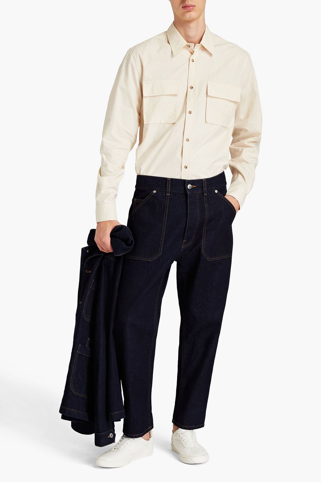 NANUSHKA Jasper cropped denim jeans