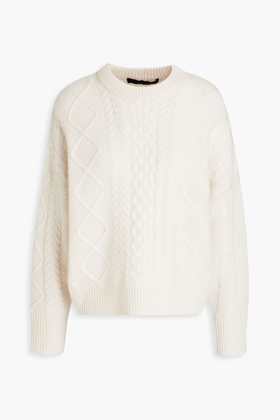 360cashmere Marlynne Cable-knit Cashmere Jumper In Neutrals