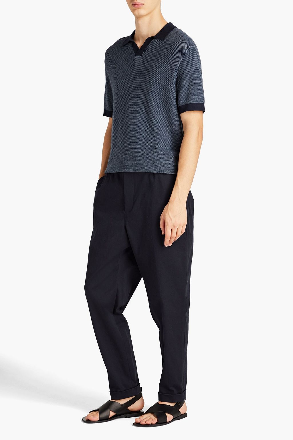 NANUSHKA Cato cotton-blend twill pants