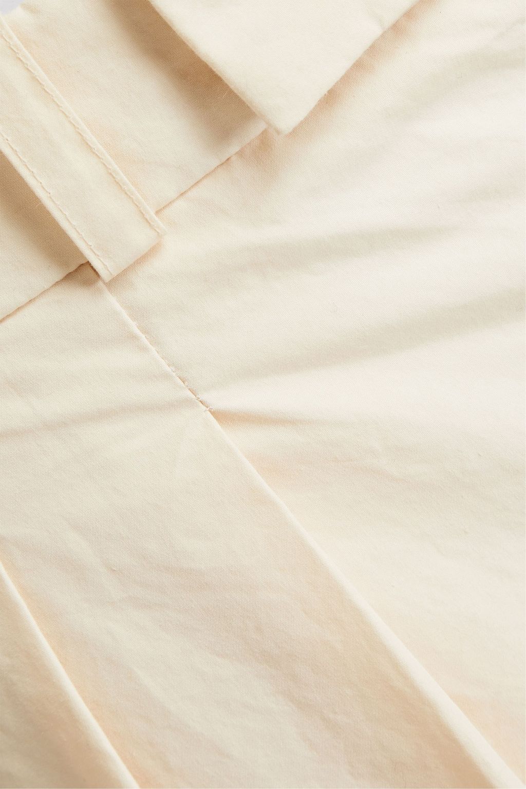 NANUSHKA Dima wide-leg pleated cotton-poplin pants