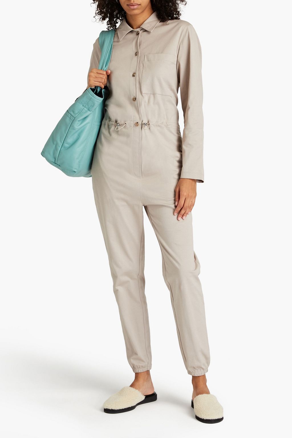 NINETY PERCENT Organic cotton-jersey jumpsuit