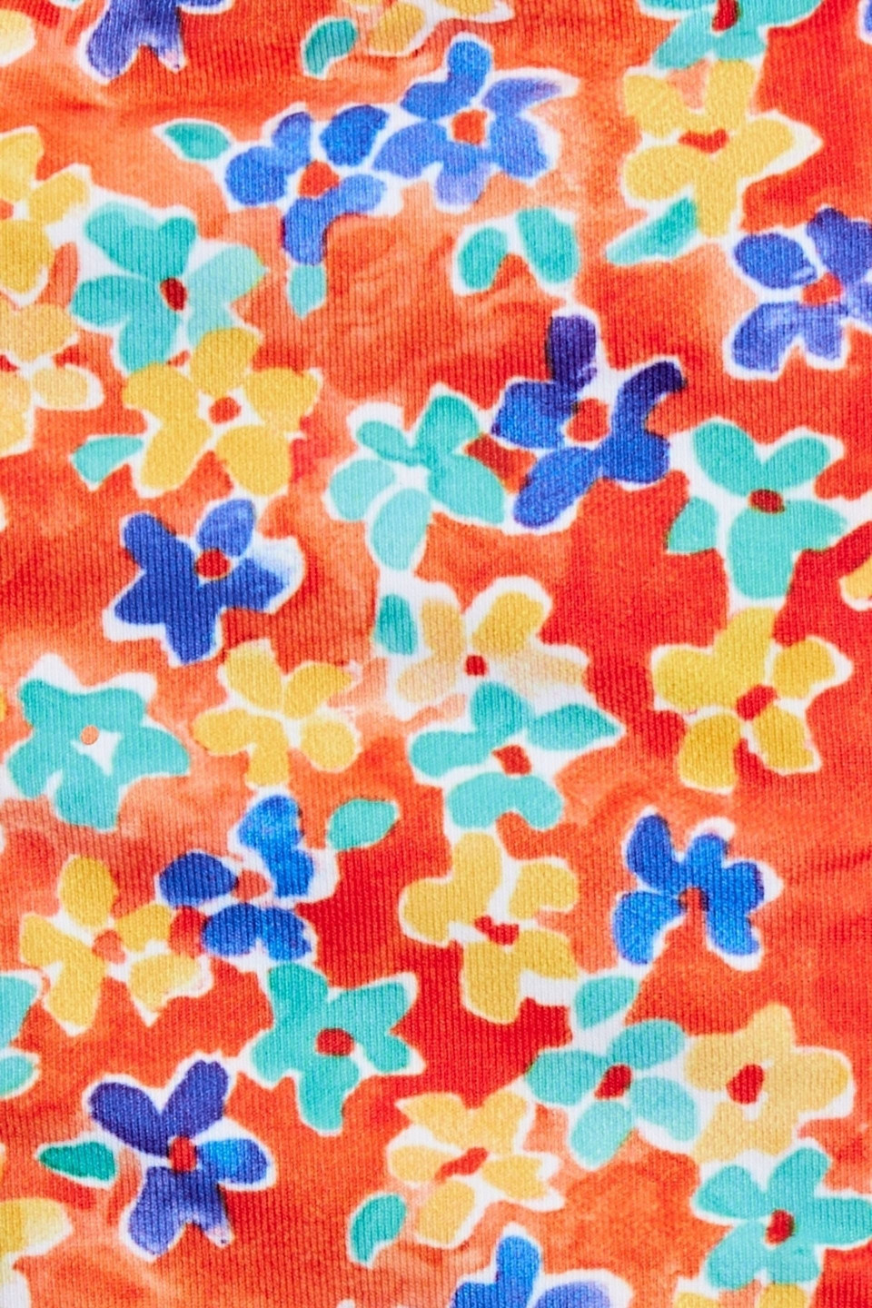 CAROLINE CONSTAS LEILA GATHERED FLORAL-PRINT BANDEAU BIKINI TOP 3074457345633163162