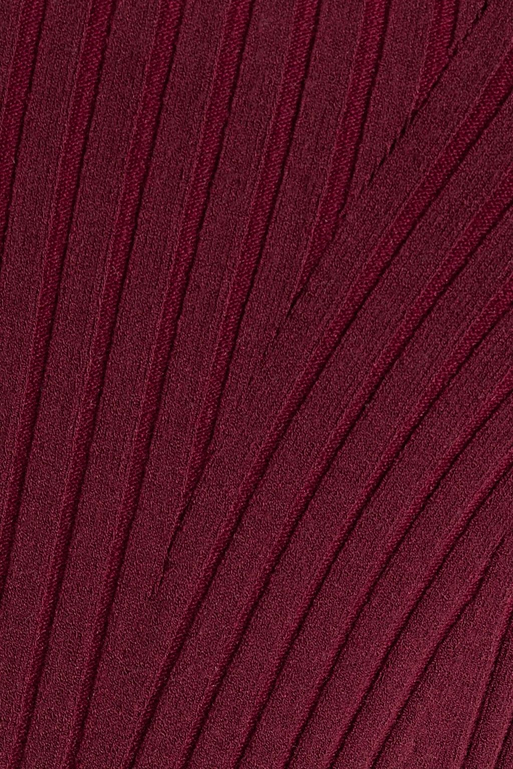 LIVE THE PROCESS Ribbed-knit sports bra