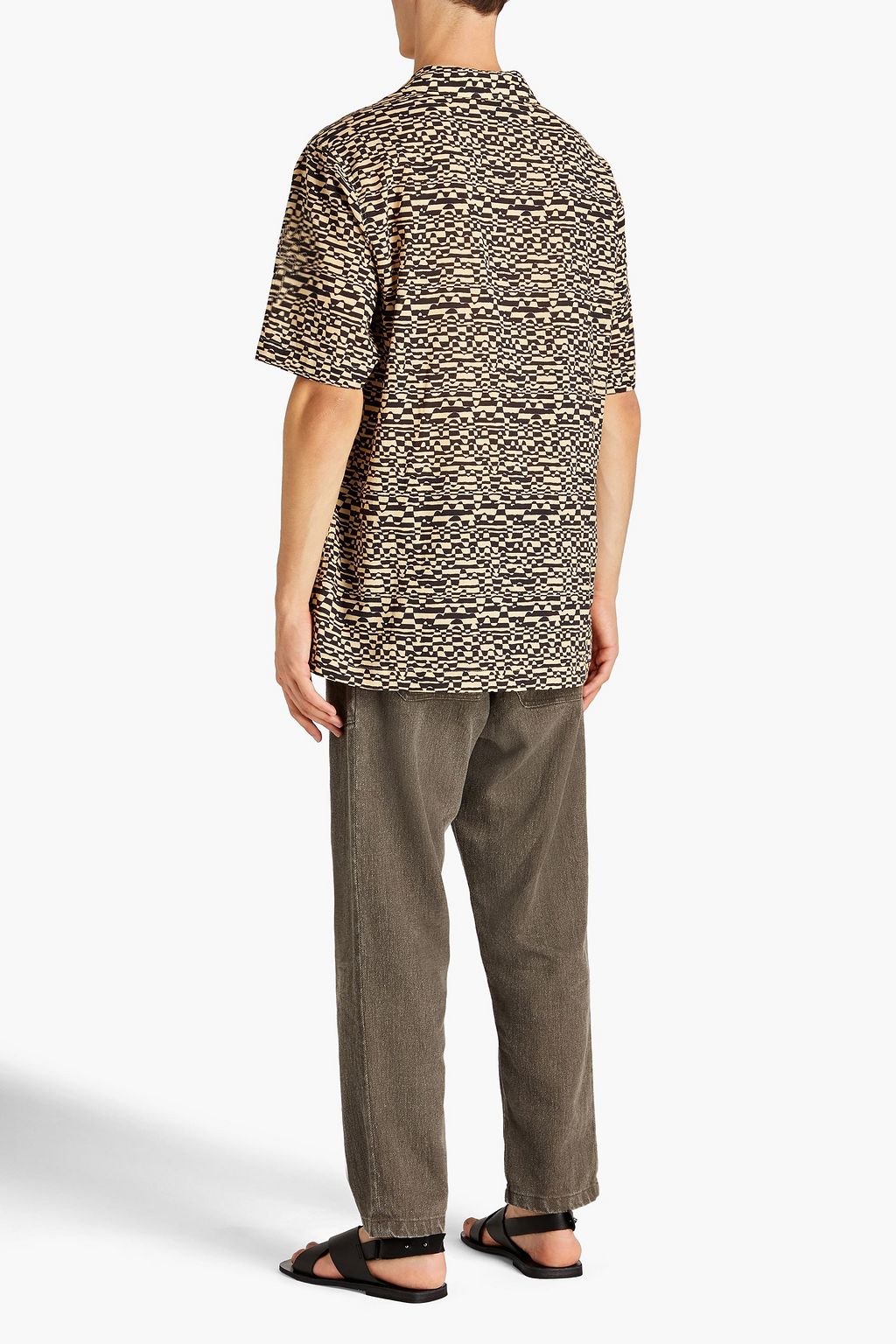 NANUSHKA Printed crepe shirt