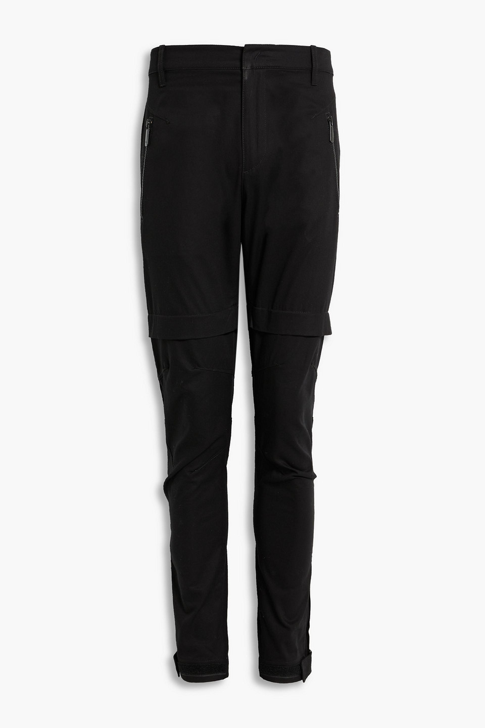 Marcelo Burlon County Of Milan Damian Slim-fit Cotton-twill Pants In Black